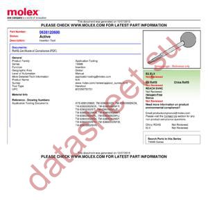 0638120600 datasheet  