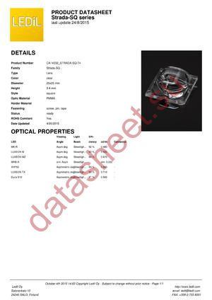 CA14032_STRADA-SQ-T4 datasheet  