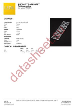 C14165_STRADA-2X2-ME-WIDE2 datasheet  