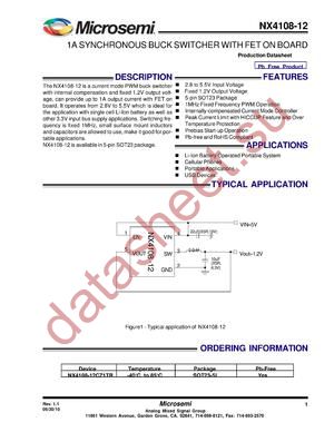 NX4108-12CZ1TR datasheet  