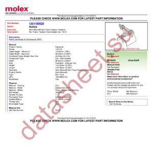 1301180020 datasheet  