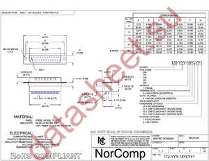 DAMM11W1PM datasheet  