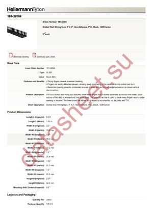 181-32004 datasheet  