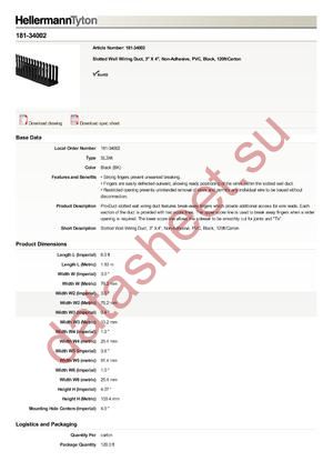 181-34002 datasheet  