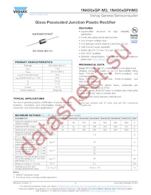 1N4001GPE-M3/54 datasheet  