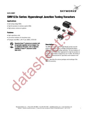 SMV1200-80LF datasheet  