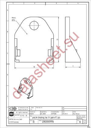 20820009916 datasheet  