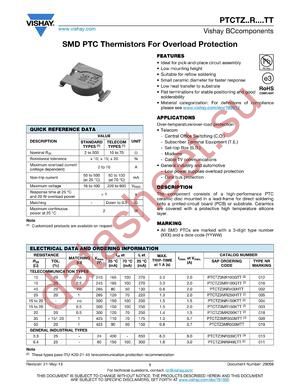 PTCTZ3MR250MTE datasheet  