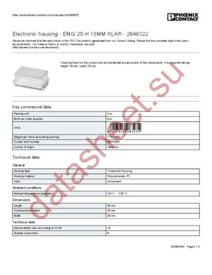 2948322 datasheet  