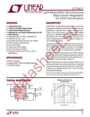 LTC3617EUDD#PBF datasheet  