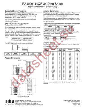 PA40DP-44QF-34 datasheet  