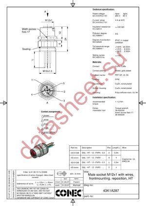 43-01039 datasheet  