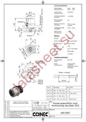 43-01181 datasheet  