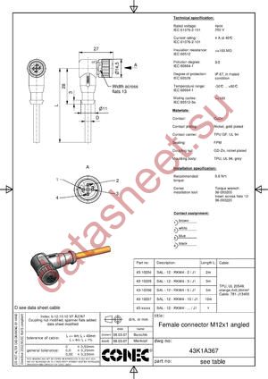 43-10205 datasheet  