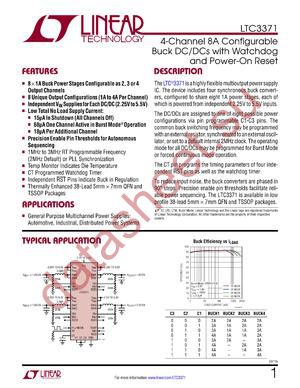 LTC3371EUHF#TRPBF datasheet  