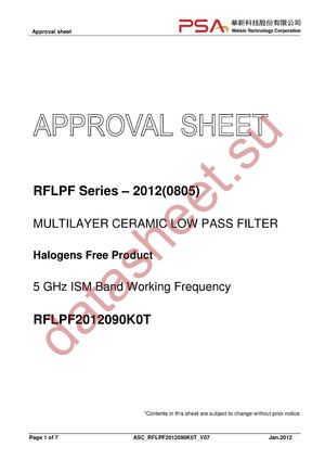 RFLPF2012090K0T datasheet  