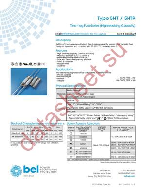 5HTP 315-R datasheet  