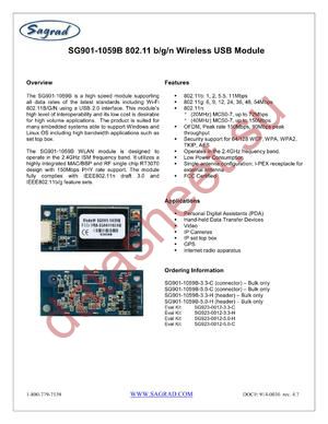 SG923-0012-5.0-C datasheet  