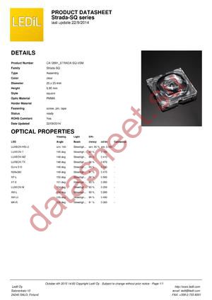 CA12891_STRADA-SQ-VSM datasheet  