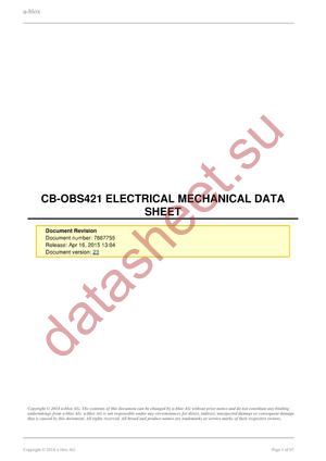 CB-OBS421I-26-A datasheet  