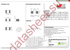 782851202 datasheet  