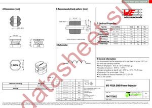 784773082 datasheet  