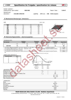 V510LS80BPX2855 datasheet  