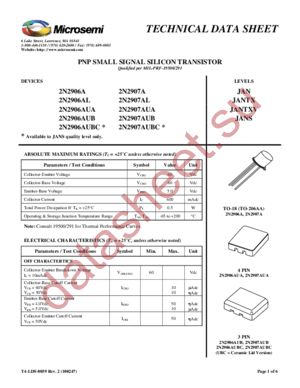 2N2907A DL datasheet  