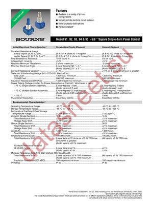 91A1A-B24-B18 datasheet  
