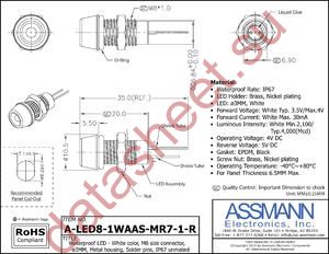 A-LED8-1WAAS-MR7-1 datasheet  