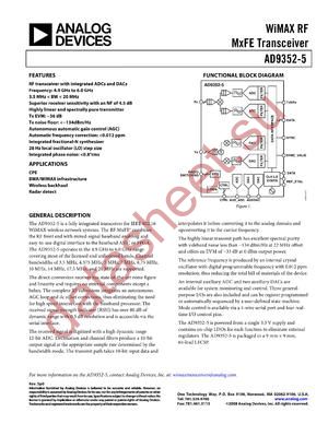 AD9352-5/PCBZ datasheet  