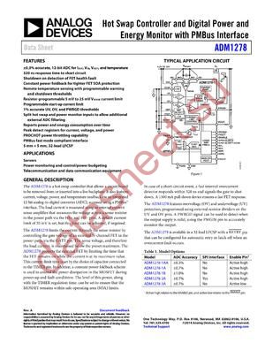 ADM1278-1BCPZ-RL datasheet  
