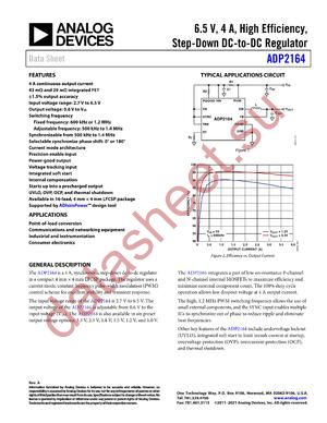 ADP2164ACPZ-1.8-R7 datasheet  