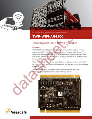 TWR-WIFI-AR4100 datasheet  
