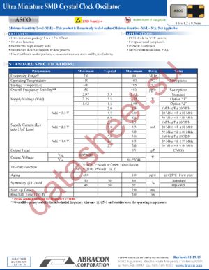 ASCO1-12.288MHZ-LB-T3 datasheet  