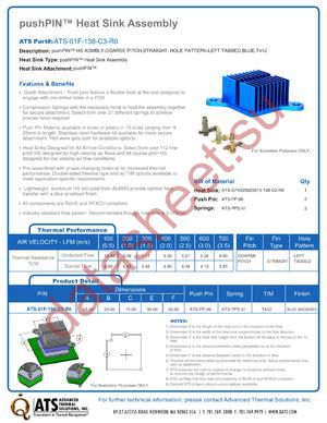 ATS-01F-138-C3-R0 datasheet  