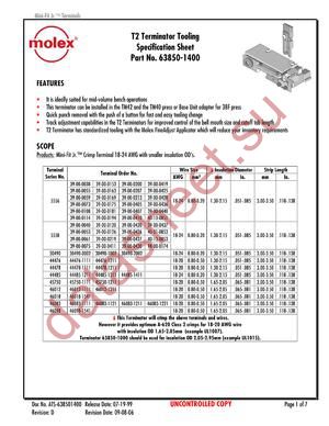 0638508170 datasheet  