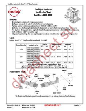 0638608170 datasheet  