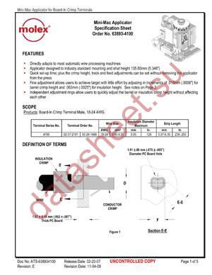 0638934105 datasheet  