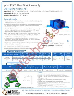 ATS-P1-137-C1-R0 datasheet  