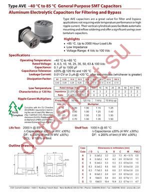 AVE336M04B12T-F datasheet  