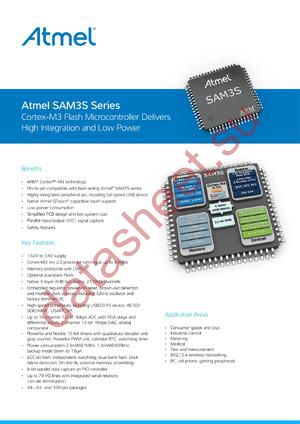 ATSAM3S8BA-AUR datasheet  