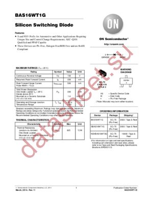 NSVBAS16WT3G datasheet  