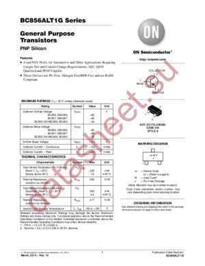 NSVBC858CLT1G datasheet  