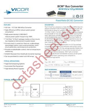 BCM352F125M300A00 datasheet  