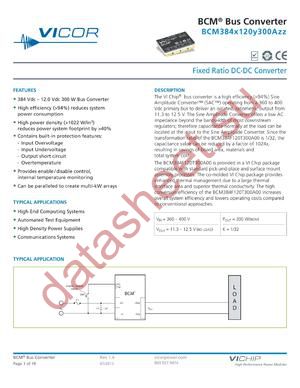 BCM384F120M300A00 datasheet  