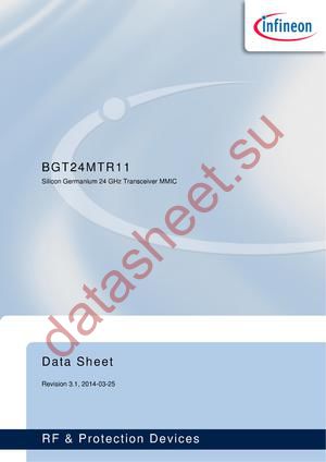 BGT24MTR11E6327XUMA1 datasheet  