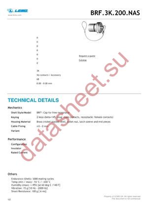 BRF.3K.200.NAS datasheet  