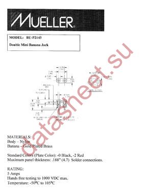 BU-P2143-2 datasheet  