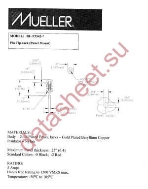 BU-P3542-2 datasheet  